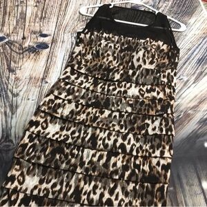 Enfocus Studio Animal Print Dress Size 10